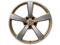 Turbo Exclusive Design front alloy wheel in Aurum high gloss finish 20' 9.5J ET44 PCD 5/130 - 992601025AJOP9