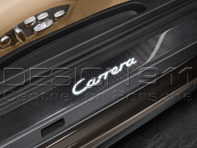 Zijdrempellijsten van carbon met logo, verlicht. Porsche 991 (911) Carrera >>2013 - 99104480030, 99104480031, 99104480032, 99104480033, 