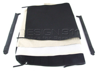 Targa-Verdeck-Restaurierungskit mit Verdeckdichtungen. Porsche 911 70-89 - 90156500001, 91156525940/1, 91156526040/1, 91156525940, 91156526040