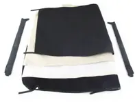 Targa-Verdeck-Restaurierungskit mit Verdeckdichtungen. Porsche 911 70-89 - 90156500001, 91156525940/1, 91156526040/1, 91156525940, 91156526040