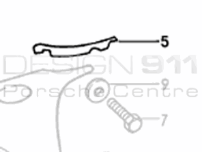 Scuttle Paneel Rubber Porsche 993