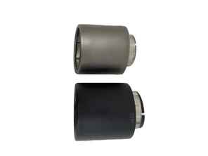 Titanium exhaust tail pipe GT4 RS style. Porsche 718 4.0ltr / 991.2 with PSE - 982251187AH, 982251188C, 982251187AC, 982251187AJ, 9P1251187B, 9P1251187G, 9P1251188B, 9P1251188G, 9P1251187K, 9P1251187L, 9P1251188K, 9P1251188L - 9M82251187BLK, 9M82251187SAT, 9M82251187CBC