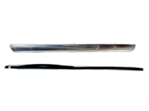 Side Sill Moulding + Rubber Seal. Porsche 911S/ 911L 1968 - 90155910552 - CB.022.008, 9387, 1686500406