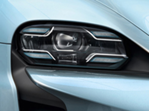 LED matrix headlights incl PDLS Plus, Glacier Blue. Porsche Taycan - 9J104490010