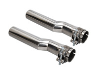 Offset Sport tailpipe trim kit stainless steel. Porsche 356 Pre A - 54654101, 546 54101 - PRS15