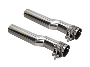 Offset Sport tailpipe trim kit stainless steel. Porsche 356 Pre A - 54654101, 546 54101 - PRS15