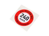 贴纸最高速度 240KM/H。保时捷 955 / 957 卡宴 - 958010539, 95570138700