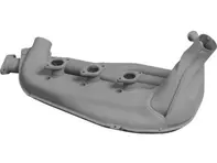 Échangeurs de chaleur d'échappement, acier doux. Porsche 911 1965-76 Moteur à carburateur - 91.011, 91011, 91.012, 91012, 91121102160, 1623102370, 1623102570, 91.011S, 91011S, 91.012S, 91012S, 91121102210, 1623102380, 1623102580, 91133091011, 91133091012 - 1623102370, 1623102380