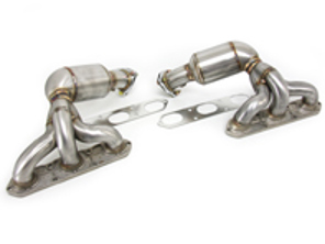 Abgaskrümmer / Krümmer mit 200-ZELLEN-KAT für Porsche Boxster 987 / Cayman DesignTek - 3606109874, 98711310407, 98711310408, 98711310410, 987113104AX, 98711310805, 987113108AX, 98711310605, 98711310606, 987113106AX, 98711310307, 98711310310, 987113103AX, 98711310705, 987113107AX, 98711310505, 98711310506, 987113105AX