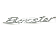BOXSTER Badge, in Titanium. Porsche 987 Boxster - 98755923701
