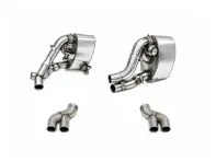 Sports Rear Exhaust Silencer Set for PSE Tailpipes. Porsche 997.2 - 99711131130, 99711131131, 99711131230, 99711131231, 99711199531, 99711199631, 99711151230, 99711151231, 99711151131, 99711151130 - CARP97DFIETFLAP