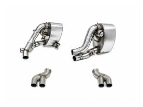 Sports Rear Exhaust Silencer Set for PSE Tailpipes. Porsche 997.2 - 99711131130, 99711131131, 99711131230, 99711131231, 99711199531, 99711199631, 99711151230, 99711151231, 99711151131, 99711151130 - CARP97DFIETFLAP