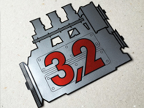 Heckscheibenaufkleber 3.2L Motor für Porsche 911 - 91170110200