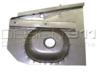 Lato vano batteria, SINISTRO, con bolla riscaldante. Porsche 356 T6 - 64450103306, PP141AL, P141A