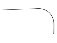 Führungsrohr für Motordeckel-Entriegelungsseil. Porsche 911 63-89 - 91150248300, 1670750300, 90150201920 - 1670750300