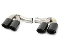 Terminali di scarico sportivi, in nero. Porsche 9YA Caienna - 9Y0044200G