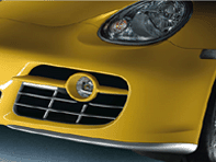 Divisores delanteros con aspecto de aluminio mate Porsche 987C Cayman