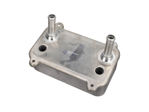 Engine oil heat exchanger. Porsche 955 Cayenne - 94810727603, 8MO376725601, 94810727602, 8MO 376 725-601, 8MO376725601, 31288,  - CLC 29 000P, CLC29000P