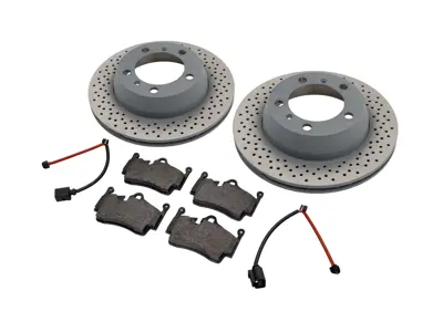Ensemble plaquettes et disques de frein arrière pour Porsche 718 - 98735240101, 98735293903, 98160916300