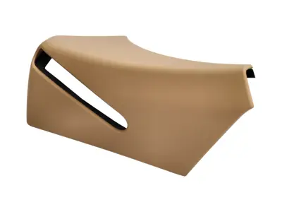 Rivestimento del montante B per il passaggio della cintura di sicurezza - lato sinistro. Porsche 981 Boxster 2012-2016 - 98155545104, 981555451041E0, 981555451101E0, 981555451046L0, 981555451044H0, 981555451042F0, 98155545104OP1, 981555451047N0, 98155545104OW5