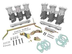 EFI Throttle Body Kit Tumbled Aluminium. Porsche 911 / 964 / 993 / 914-6 - PM-O940-0, PM-O941-0, PM-O942-0