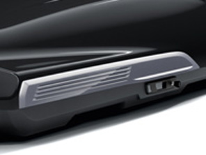 Auswechselbare Seitenlamellen für Porsche Performance Dachbox, in Dolomitsilbermetallic. Porsche 991 / 992 - 9Y0044871, 9Y0044870, 9Y0044871A, 9Y0044871B, 9Y0044871C