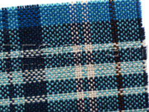 Porsche Classic Stoff KARO Blau Madras - P9111473