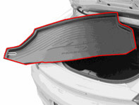 Luggage Compartment Liner, Rear. Porsche 981 Boxster - 98104400013