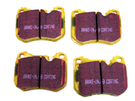 Plaquettes de frein avant EBC YELLOW « Fast Road ». Porsche 928 / 944 (référence OE 94435195102) - 94435195102, 94435195103, 95135195104, 94435195104, 477698155, 92835194200, 92835195100 - DP4345R
