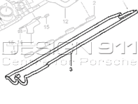 Engine valve cover gasket Cyl 1-4. Porsche 955 Cayenne - 94810593103, 251.450