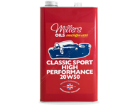 Millers Oil Classic Sport 高性能 20W-50 发动机油，适用于保时捷 356 / 914 / 911 2.0-2.7L - 8355GMS, 7911GCT