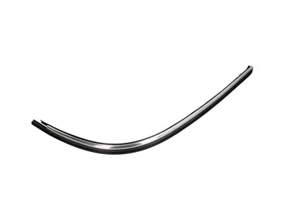 Achterbumperhoek smal rubber en sierlijst. Porsche 911 1965-68 - 90150504300, 90150504302, 9453, 9455 - 1684400306