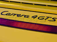 „CARRERA 4 GTS“ Heck-Emblem, SCHWARZ. Porsche 997.2 - 99755903707