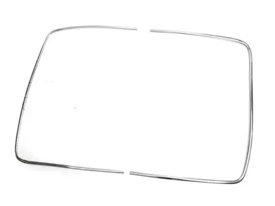 Achterruitlijst, chroom. Porsche 911 / 912 Coupé - 90154591120, 90154591220