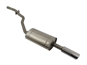 Uitlaat einddemper in RVS Porsche 924 - 477253125S