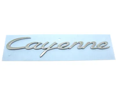 CAYENNE - OPACO Stemma posteriore cromato per Porsche 958 Cayenne MKIII - 958559675000C1