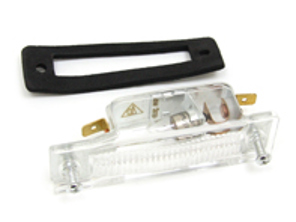 Glas für Kennzeichenbeleuchtung. Porsche 911F - PCG63160100