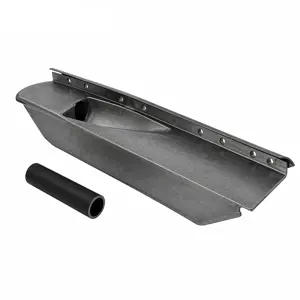 Piastra di copertura del telaio del parabrezza. Porsche 356A Speedster - 64450202540, 64450202640 - PP160UL, P160UL, PP160UR, P160UR