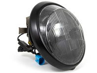 Kit de conversion de phare LED RHD avec réflecteur chromé et lentilles H4. Porsche 911 / 964 - 91163111200, 90163110101, 91163111202