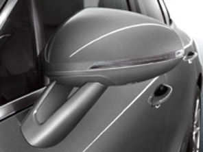 SportDesign Exterior Mirror With V-shaped Mirror Base. Porsche 95B Macan / Macan II  (LHD) - 95B04480061, 95B04480062, 95B04480063, 95B04480068, 95B04480069, 95B04480070, 95B04480071