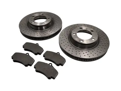 Remblokken VOOR en remschijfpakket. Porsche 997 C2S/C4S - 99635140501, 99635140601, 99635140502, 99635140602, 99635194913