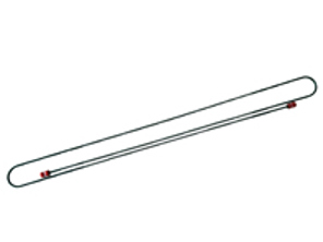 Linea freno, 2210 mm. Porsche 356 con guida a destra - PCG35260401, 69535260401, 10406253596