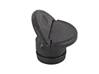 Chiusura di sicurezza per rivestimento vano motore, nero satinato. Porsche 986 / 987.1 / 987.2 Boxster 1997-2012 - 9865513390001C