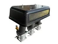 Carbonfaser-Luftfilterabdeckungen mit Netz, Paar. Porsche 911 Vergaser/Weber/ITB