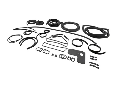Restoration Rubber Seals Kit. Porsche 911 Targa Widebody / 930 Turbo - 91154122504, 91154250540, 91154505141, 91153109541, 91151192302, 91153195101, 91153193142, 91153193242, 91153129540, 91153129640, 91153163200, 91153163100, 91173124700, 91173124800, 91163111502, 91163197101, 91163197100, 91120127901, 90150475901, 91150534503, 91150332600, 91150332500, 91150308505, 93050319700