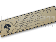 贴纸发动机正时。保时捷 911 T / E / S - 91100651100