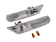 Seitenrepeater-Kristall, klar. Porsche 996 / Boxster 986 - 99663103301, 99663103401, 99663104301, 99663104302, 99663104401, 99663104402, 99663104403, 99663104303