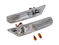 侧面水晶转向灯，透明。保时捷 996 / Boxster 986 - 99663103301, 99663103401, 99663104301, 99663104302, 99663104401, 99663104402, 99663104403, 99663104303