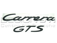 'CARRERA GTS'  Rear Badge, BLACK. Porsche 997 MKII - 99755903705