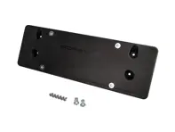 Portamatrícula delantero, negro mate. Porsche 982 Boxster / 982C Cayman GTS - 982807813NOK1